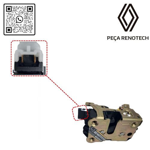 RN 147150-X 8200147150 FECHADURA DA PORTA DIANT. DIR. MASTER 2.82.5 ELETRICA 4